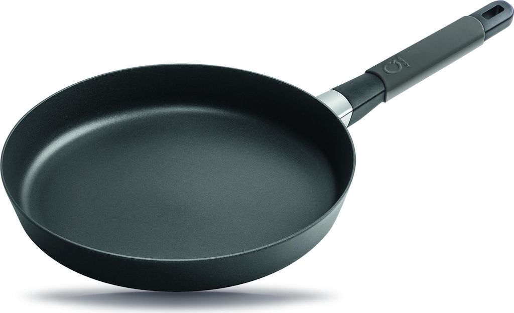 Squality Flachpfanne, Anthrazit, 24cm , 5cm hoch, 1.0l Volumen, Ergo-Griff, CERAN/GAS