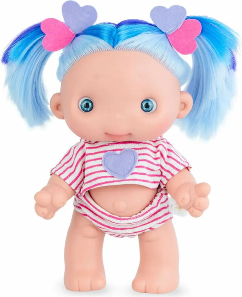Petit poupon de 25 cm Marina & Pau Piu - Jouet premier âge en vinyle doux