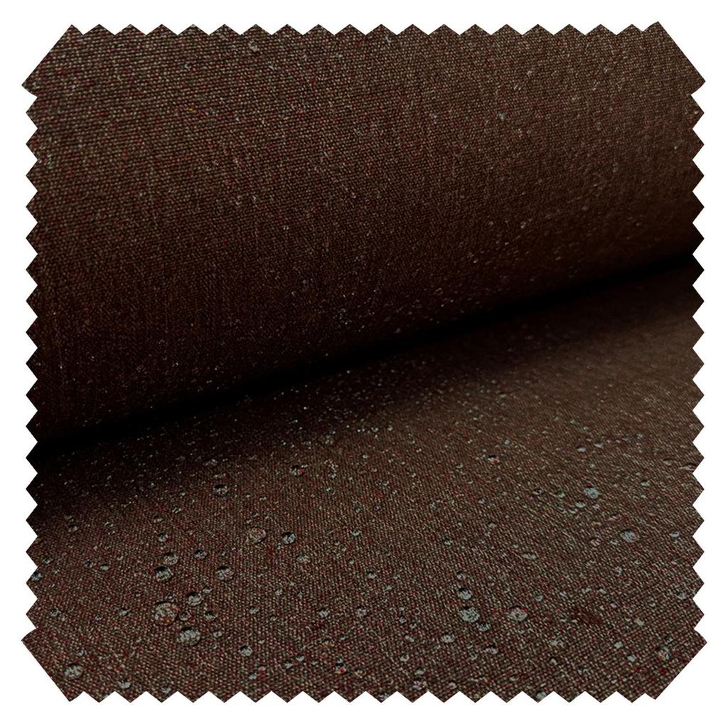 novely ILLINOIS B04 Outdoor-Stoff Olefin UV++ Polsterstoff Möbelstoff | Meterware | 1lfm - Farbe: 28 Cognac