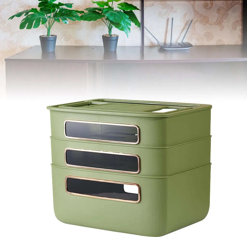 Rangement box internet et cache-câbles polyvalent pour le salon - 4