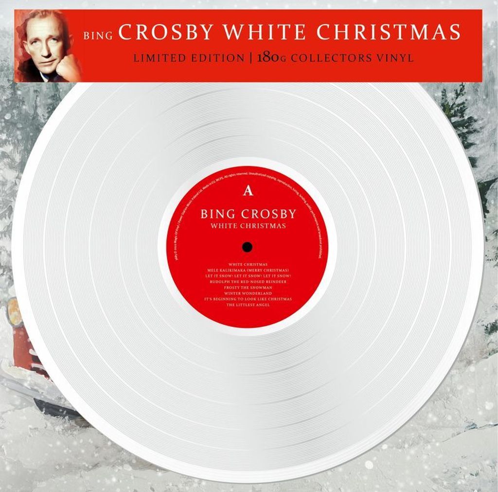 Bing Crosby (1903-1977): Bing Crosby (1903-1977) - White Christmas (180g) (Limited Edition) (White Vinyl) - Power Station - (LP / W)