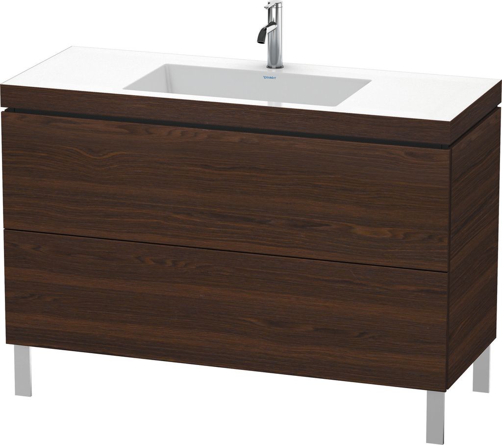 Duravit Waschtischunterbau L-CUBE m WT Vero Air 698x1200x480mm 1 HL NB geb