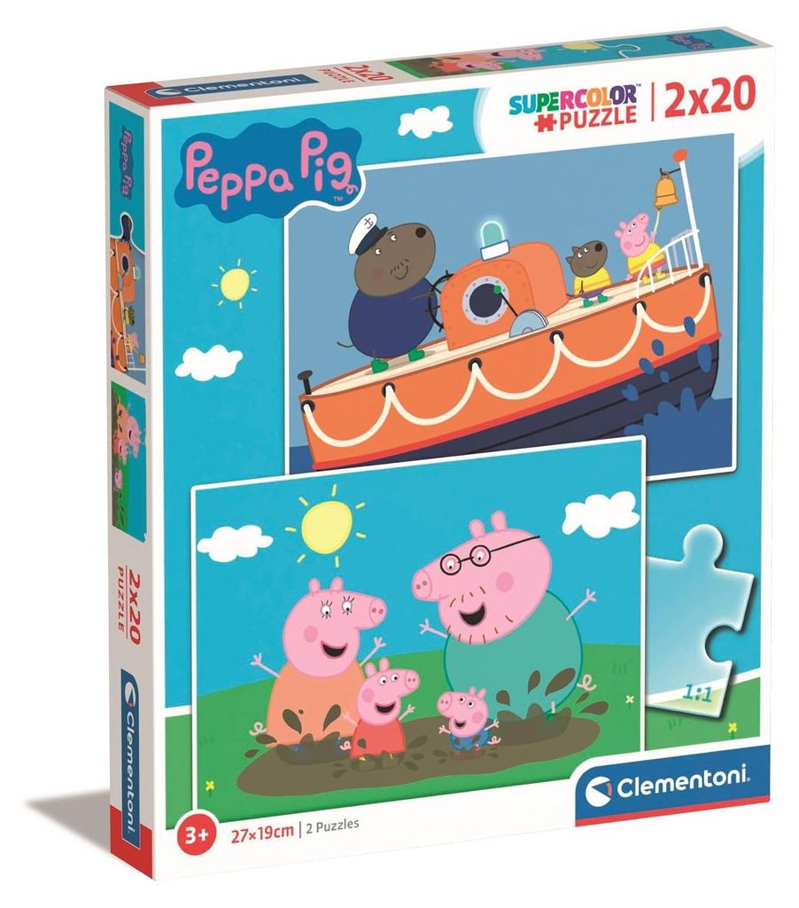 Supercolor - Peppa Pig (2 sets de 20 piezas) Imagen del producto 