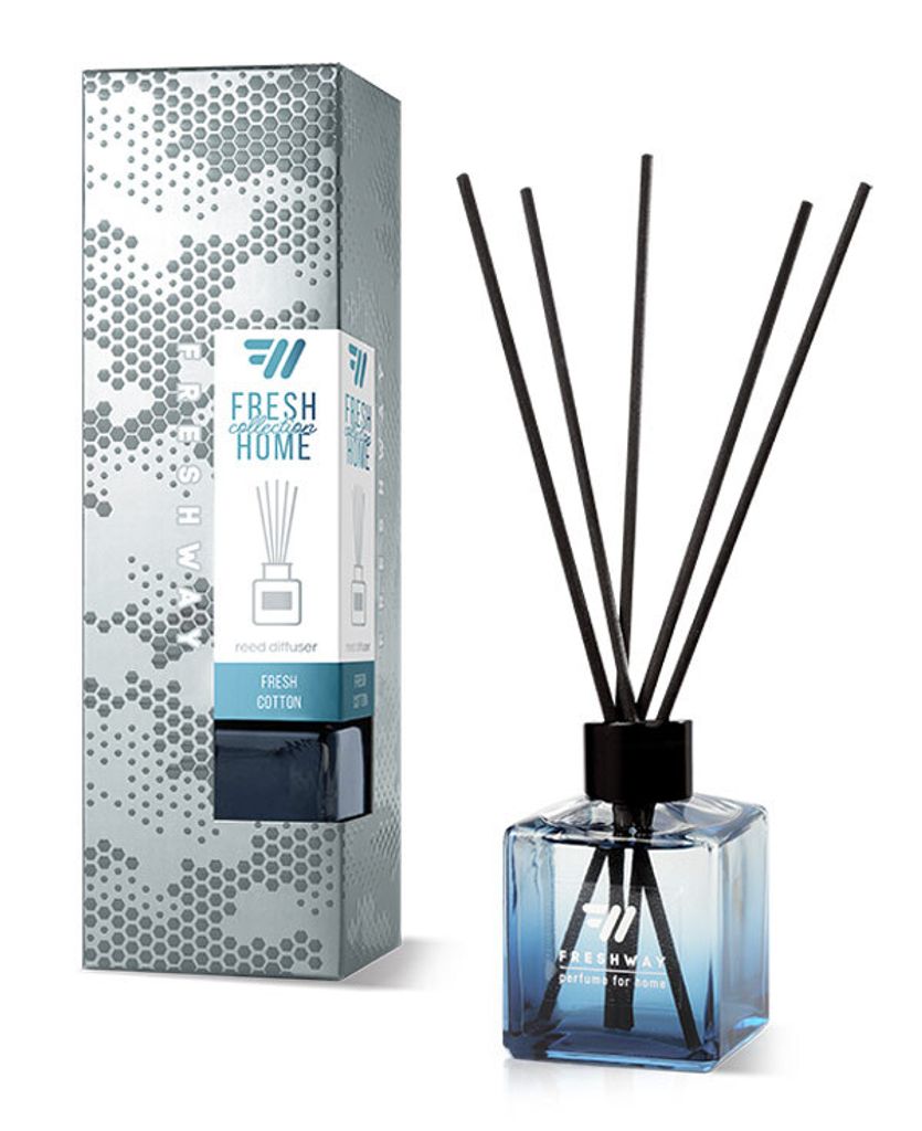 Duftstäbchen-Diffuser für Zuhause, 150 ml aus der FRESH HOME Kollektion von FRESH WAY, Duft: Fresh Baumwolle