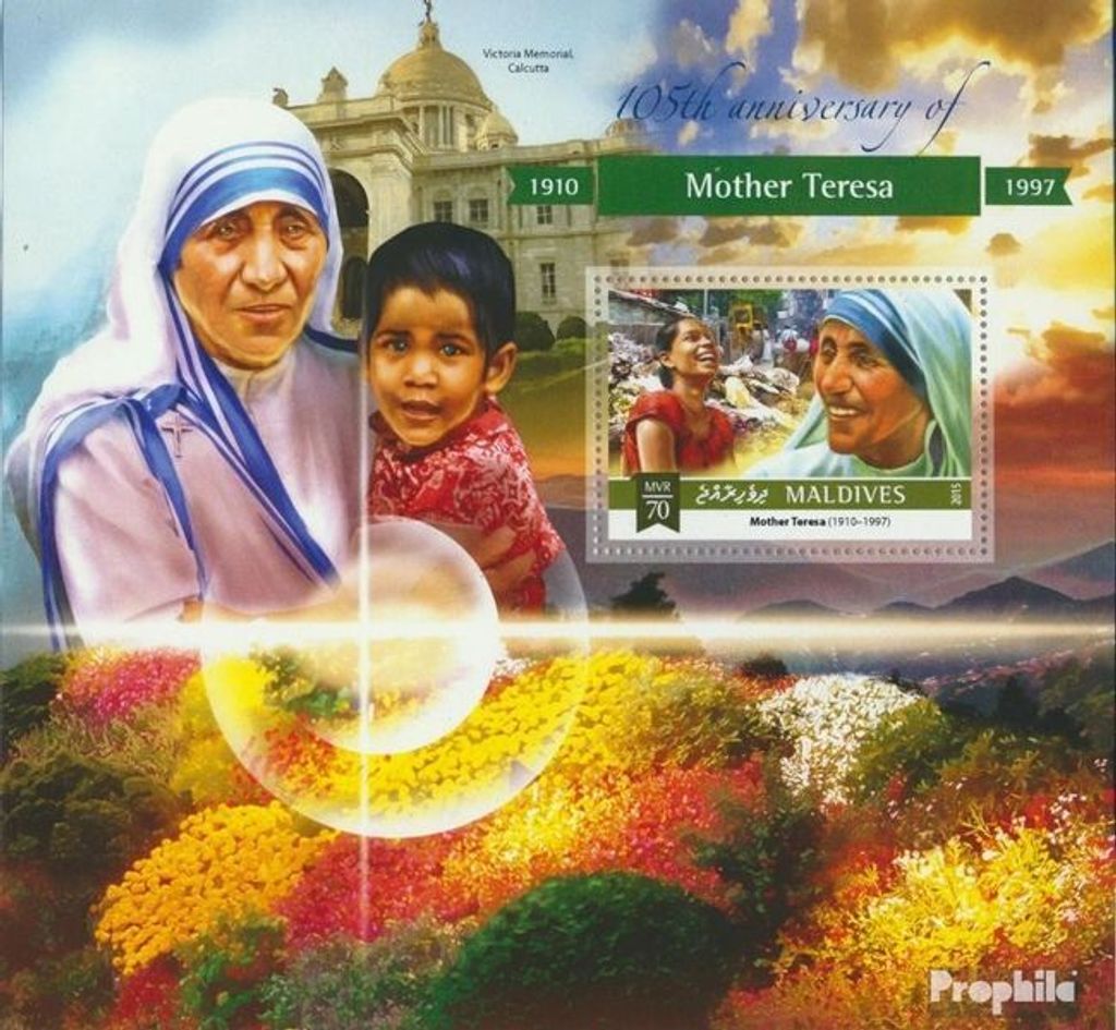 Briefmarken Malediven 2015 Mi Block 870 (kompl. Ausg.) Produktbild 