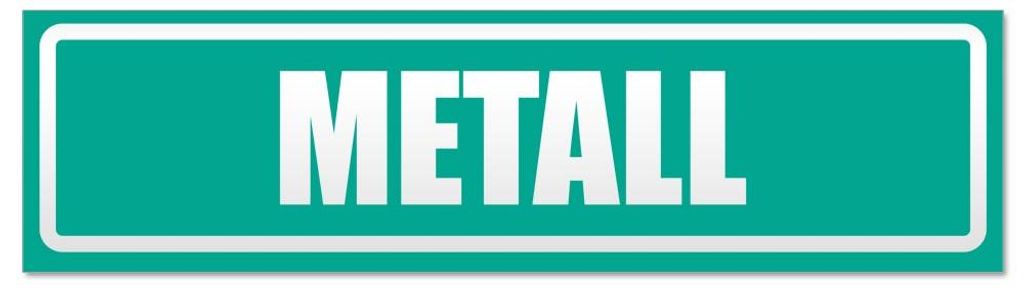 Kiwistar - Autoaufkleber - Türkis - 20 x 5,3 cm - Metall invertiert - Hinweis Aufkleber Sticker für Auto, Kfz, Fahrrad, PKW, LKW