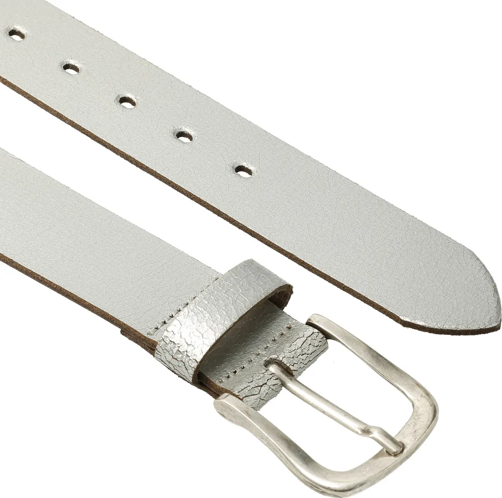 Cintura Donna Tamaris Bessy 101541 Argento 80cm - Pelle Genuina