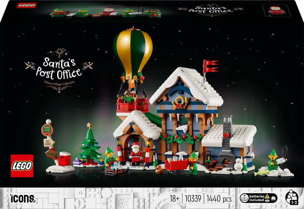 Lego 10339 LEGO® Icons Postamt des Weihnachtsmanns--10339 Immagine del prodotto 