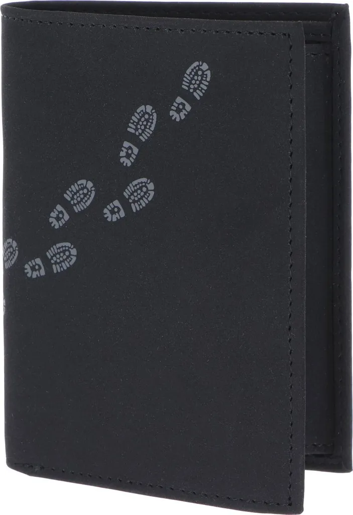 Oxmox Footsteps 2.0 Wallet: Portafoglio New Cryptan Nero e Grigio
