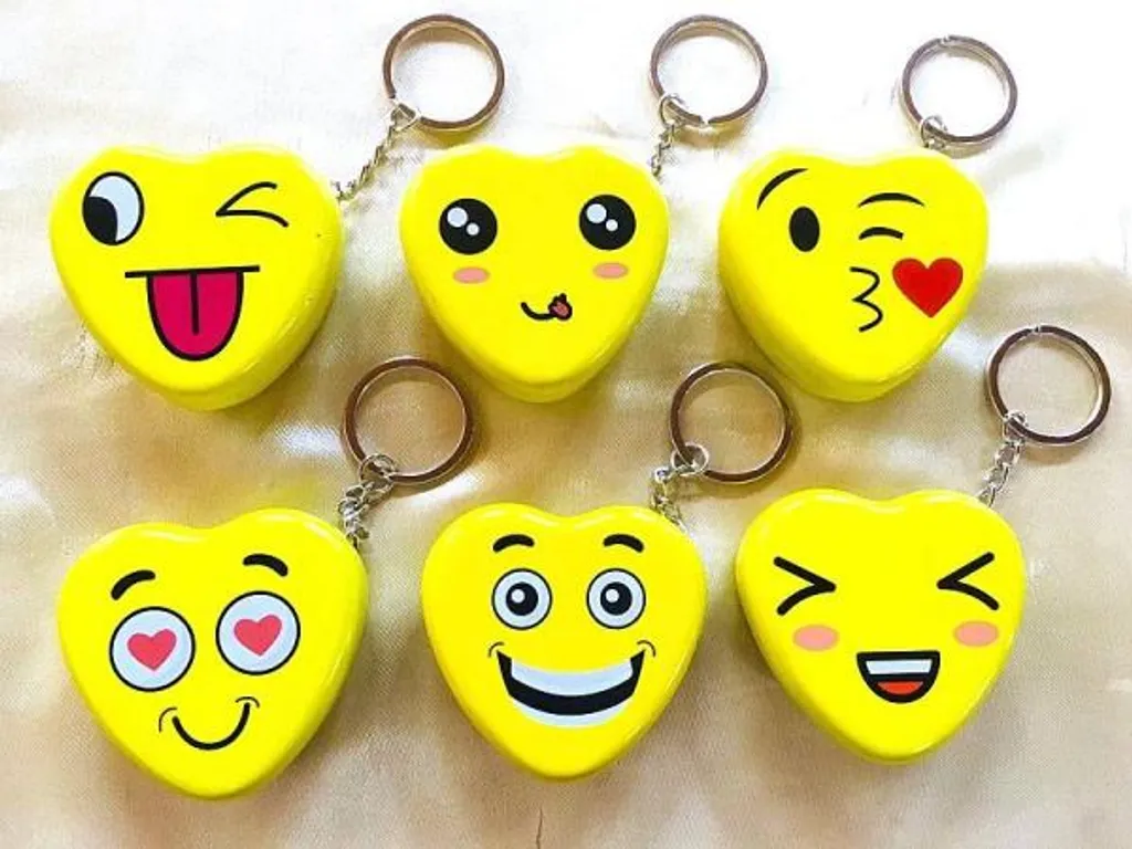 Acquista Portachiavi Smiley p12 mix 569881 - Gadget Festa Economici