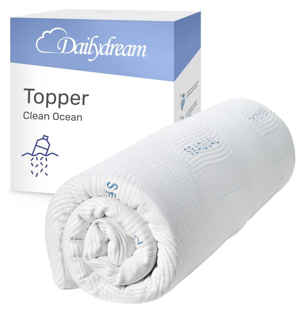 Clean Ocean Topper - M - 50 bis 90kg - 5cm Höhe / 180x200x5cm
