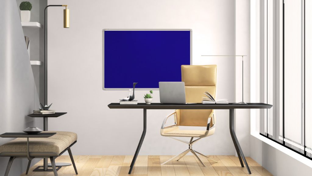 Allboards textilní nástěnka 200x100 cm (modrá) Obrázek produktu 3
