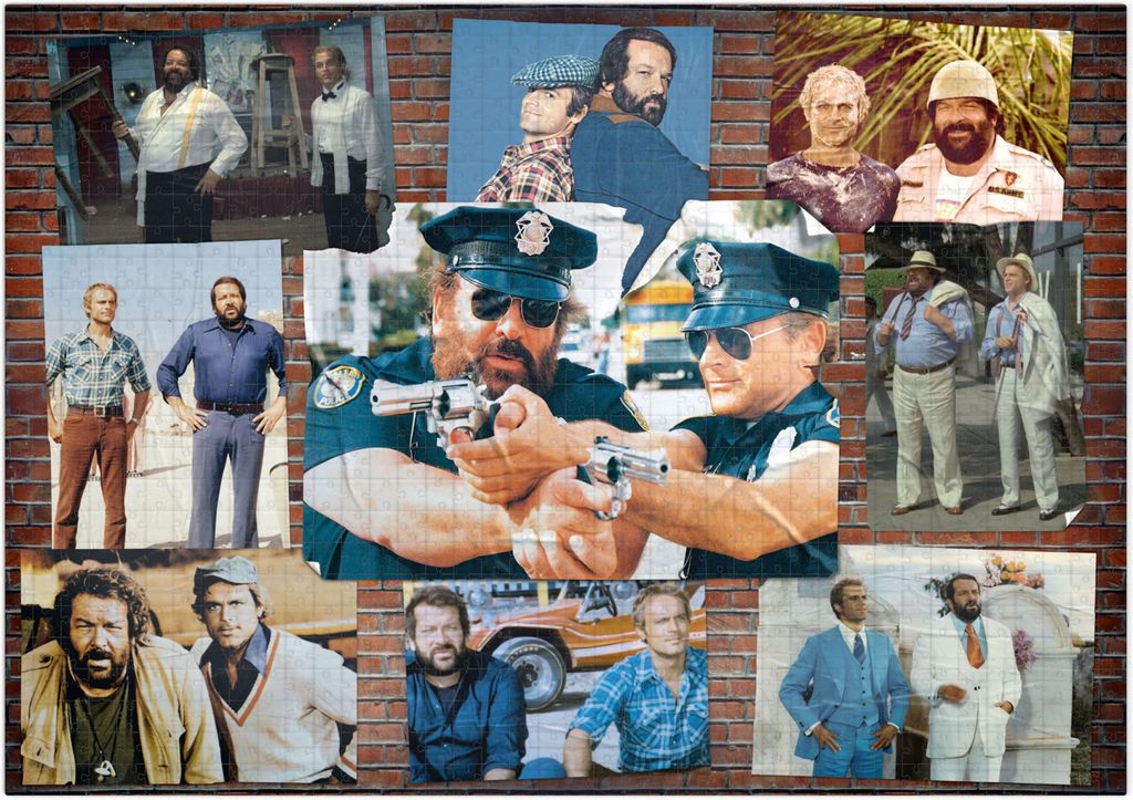 Bud Spencer & Terence Hill Puzzle Poster Wall #002 (1000 Produktbild 