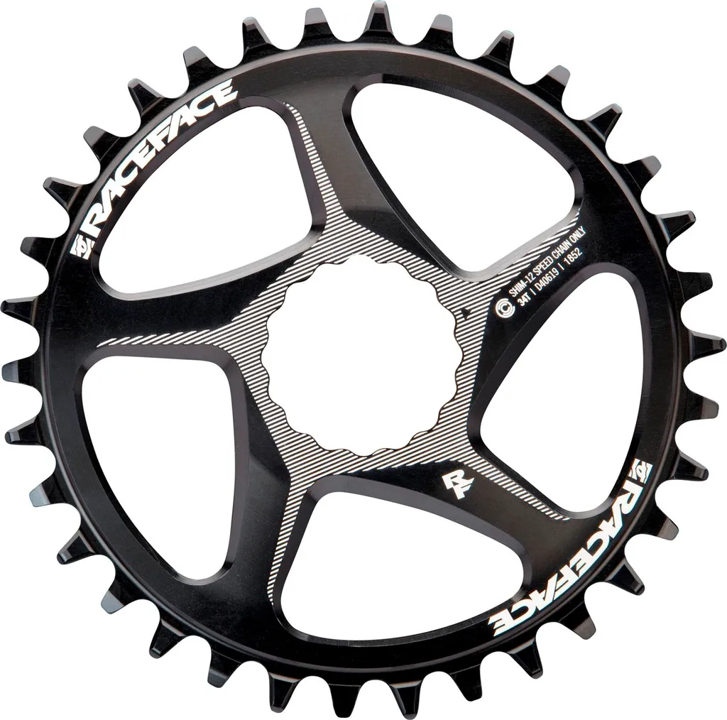Plateau Direct Mount Race Face Cinch 34 dents pour Shimano 12v noir