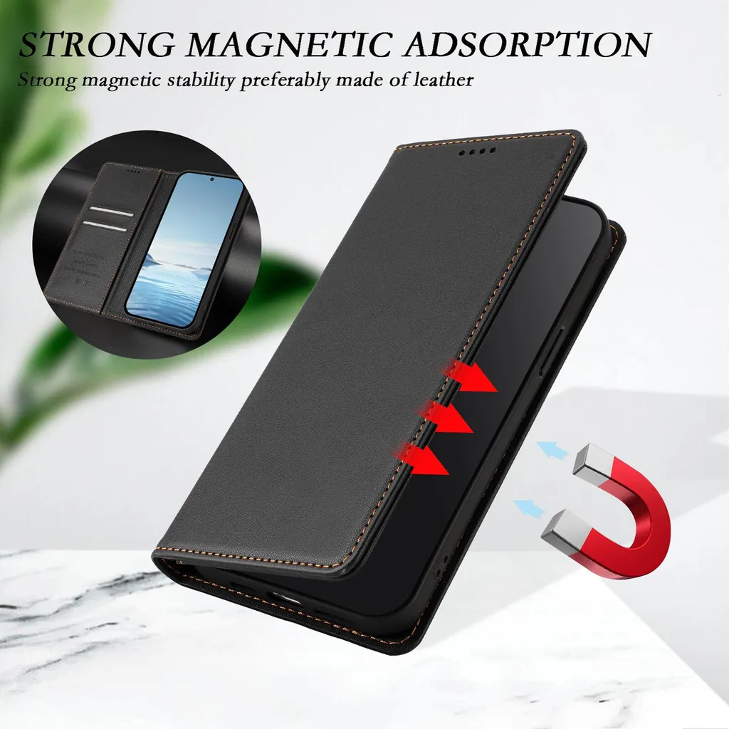 Cover Portafoglio Infinix Note 40 4G Nera | Protezione Professionale - 5