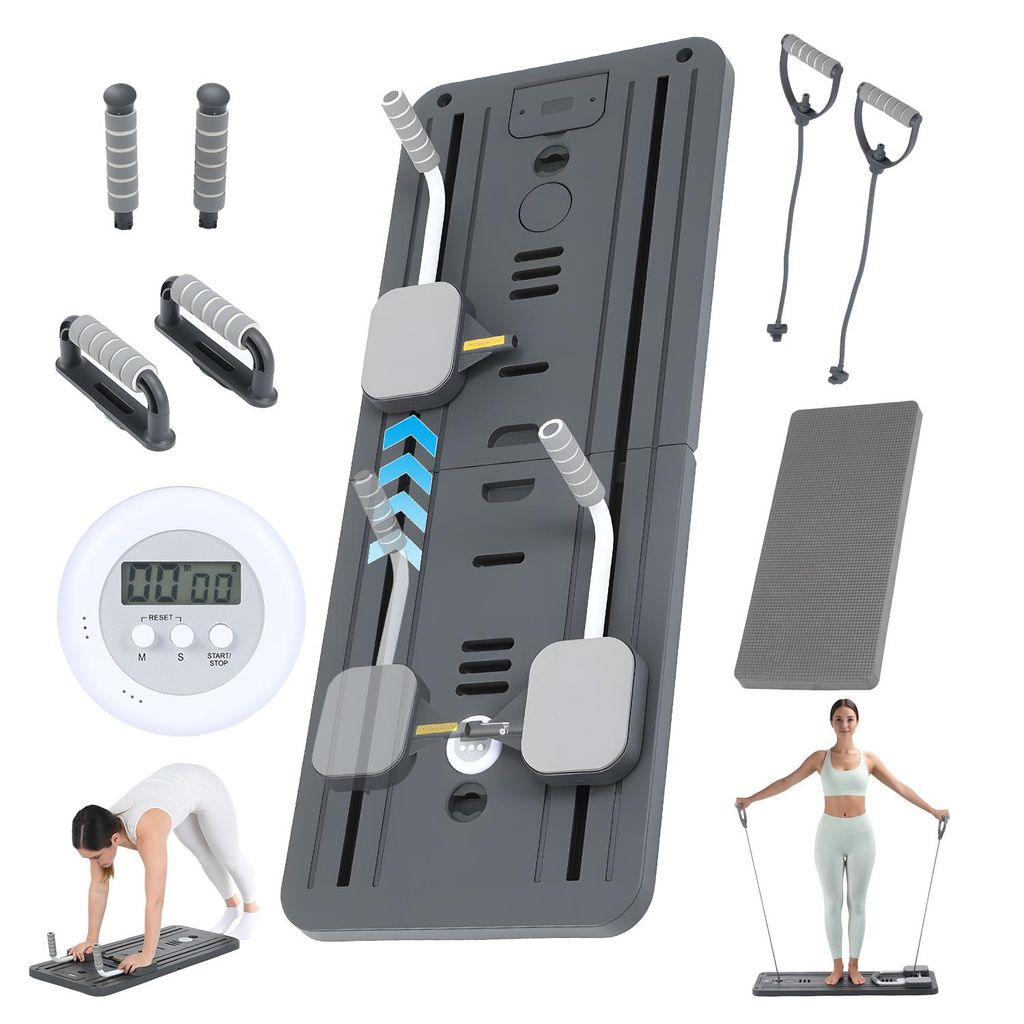 Klappbares  Pilates Board Set, Multifunktionales Produktbild 