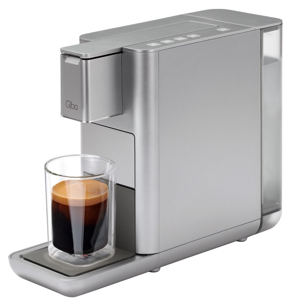 Tchibo Qbo Kapselmaschine, ICONIC, Frozen Silver Premium Produktbild 
