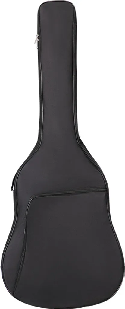 Housse de guitare acoustique noire L, rembourrage antichoc et poches INF