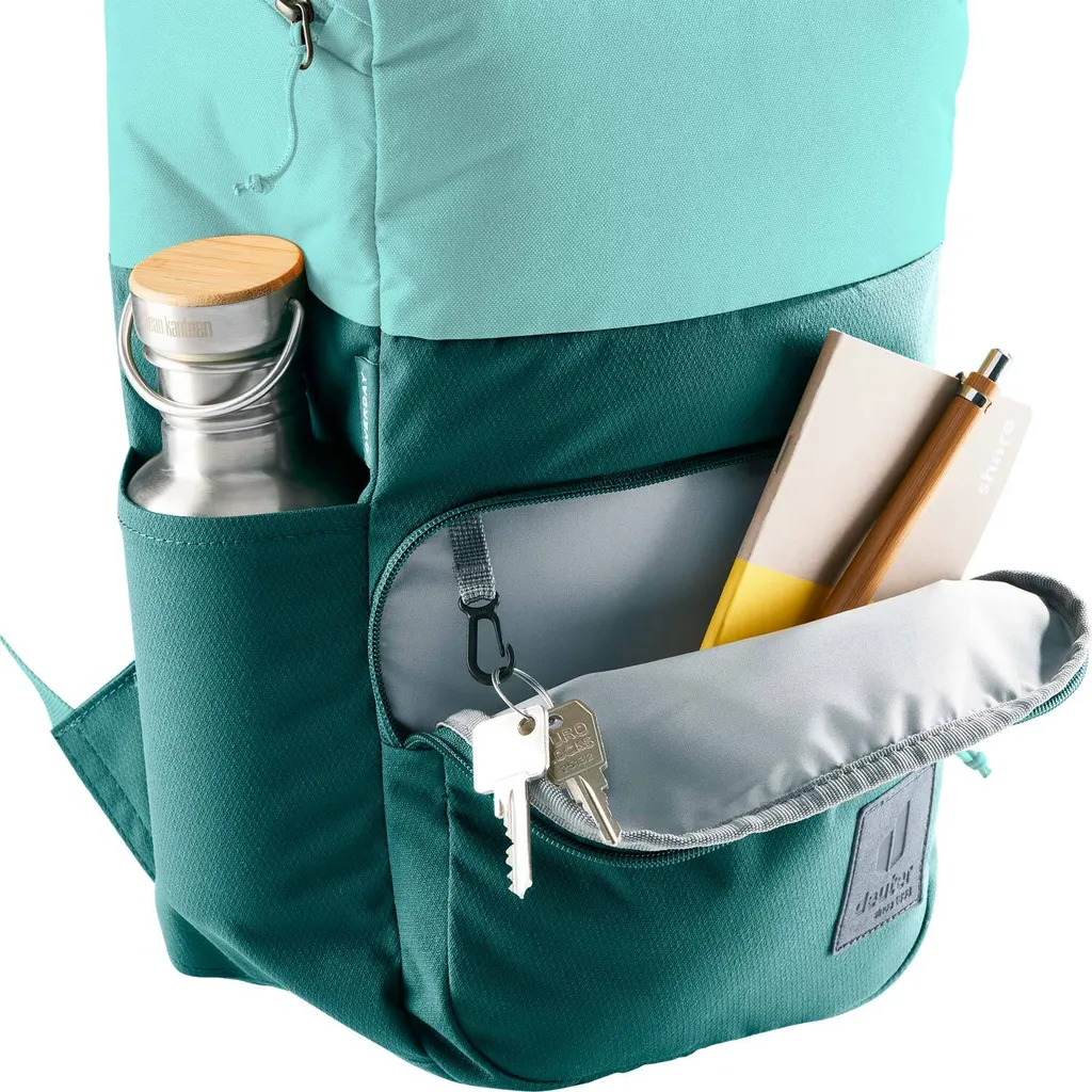 Deuter Overday Deepsea-Glacier: Zaino Urban 15L Eco-Friendly - 13