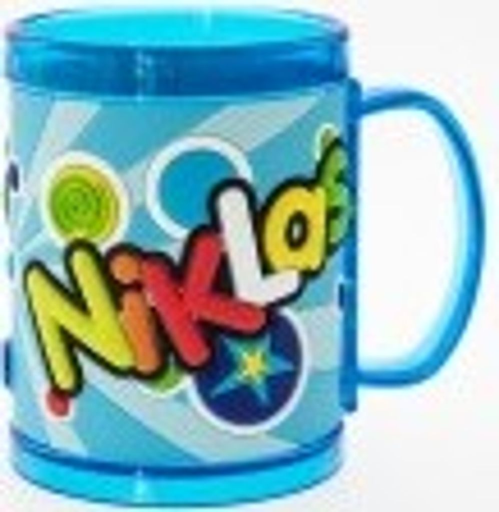 John Hinde Namensbecher für Kinder Name Niklas Produktbild 