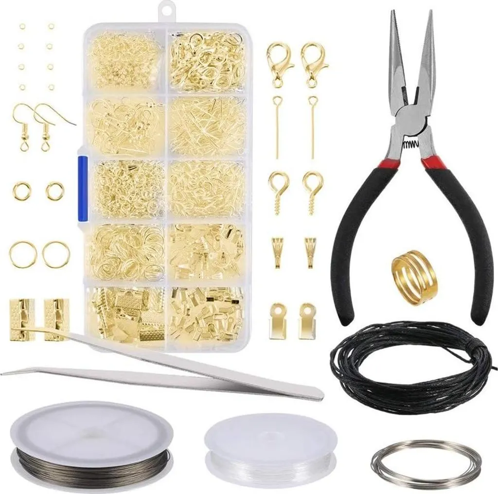 Réparez vos bijoux facilement avec ce kit Goldene Funde 912 pièces