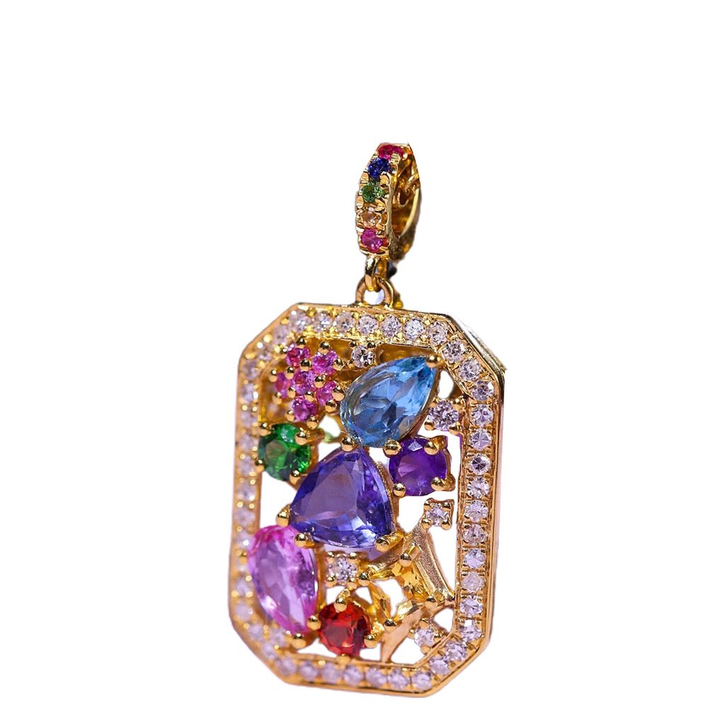 Damen-Ring-Anhänger, Vintage-Strass, offenes Ende, feine Verarbeitung, Galvanotechnik, offener Ring, Halskette, Anhänger, Schmuck für Jahrestag-2