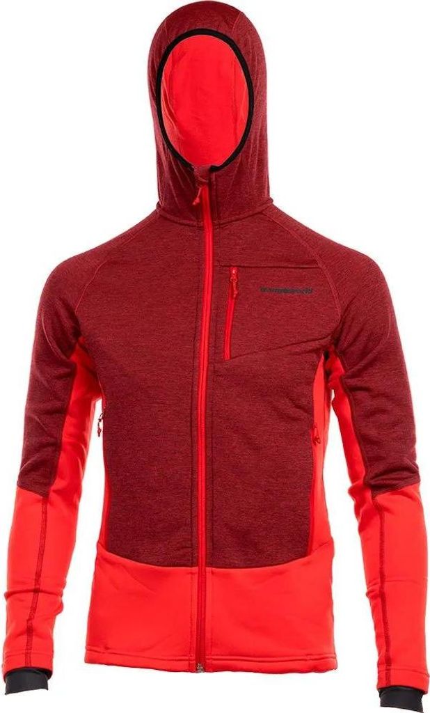 Trangoworld Calabre Kapuzenfleece Rot XL Herren Rot XL