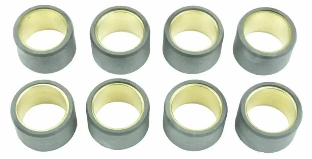 Kit Roulettes Athena 25x17mm 17gr pour Réglage Transmission de Scooter
