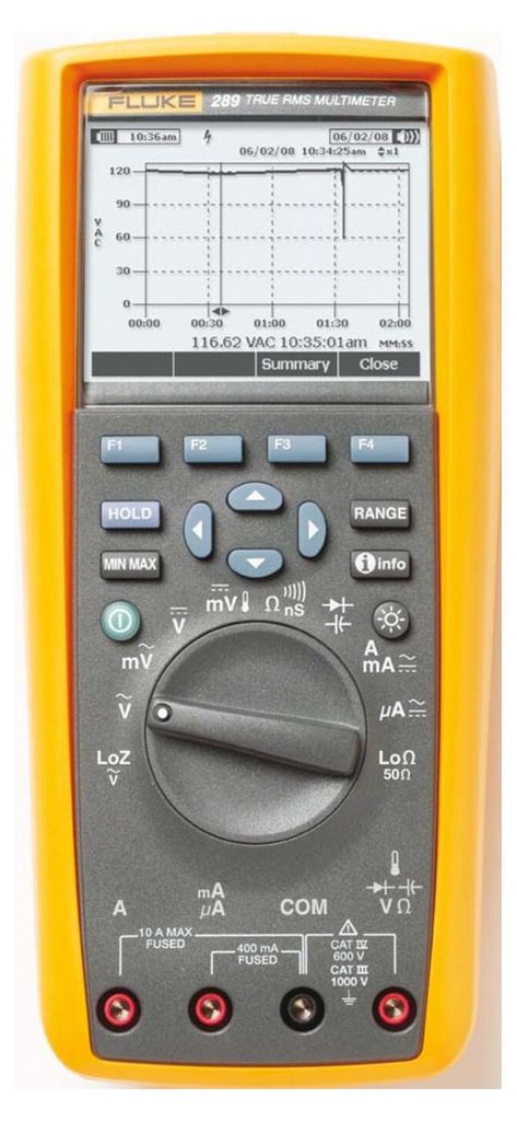 Multimetr cyfrowy Fluke FLUKE-289/EUR 3947801 Zdjęcie produktu 