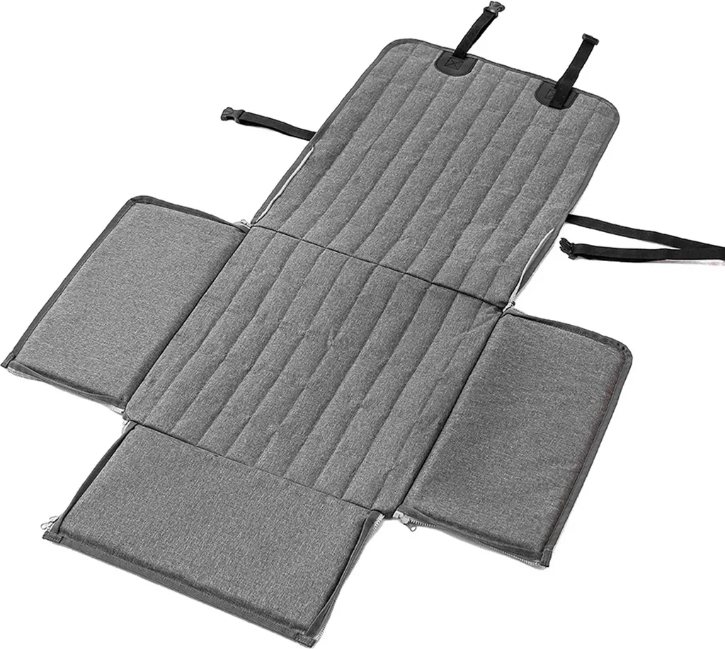 Panier de Transport Chien pour Siège Avant - Housse de Protection Grise