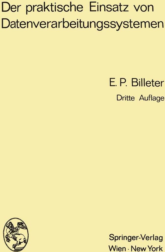 Der praktische Einsatz von Datenverarbeitungssystemen