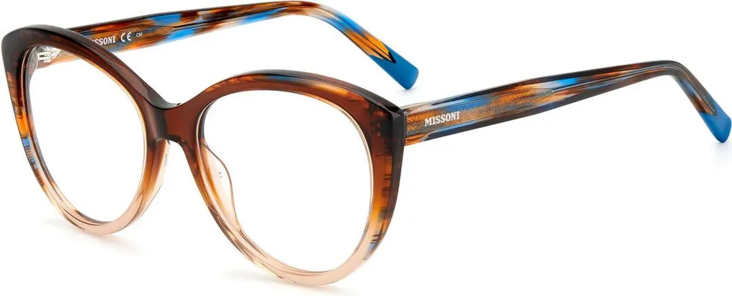 Lunettes Missoni Marron 26 Ex4/17 avec Monture Effet Corne de Luxe