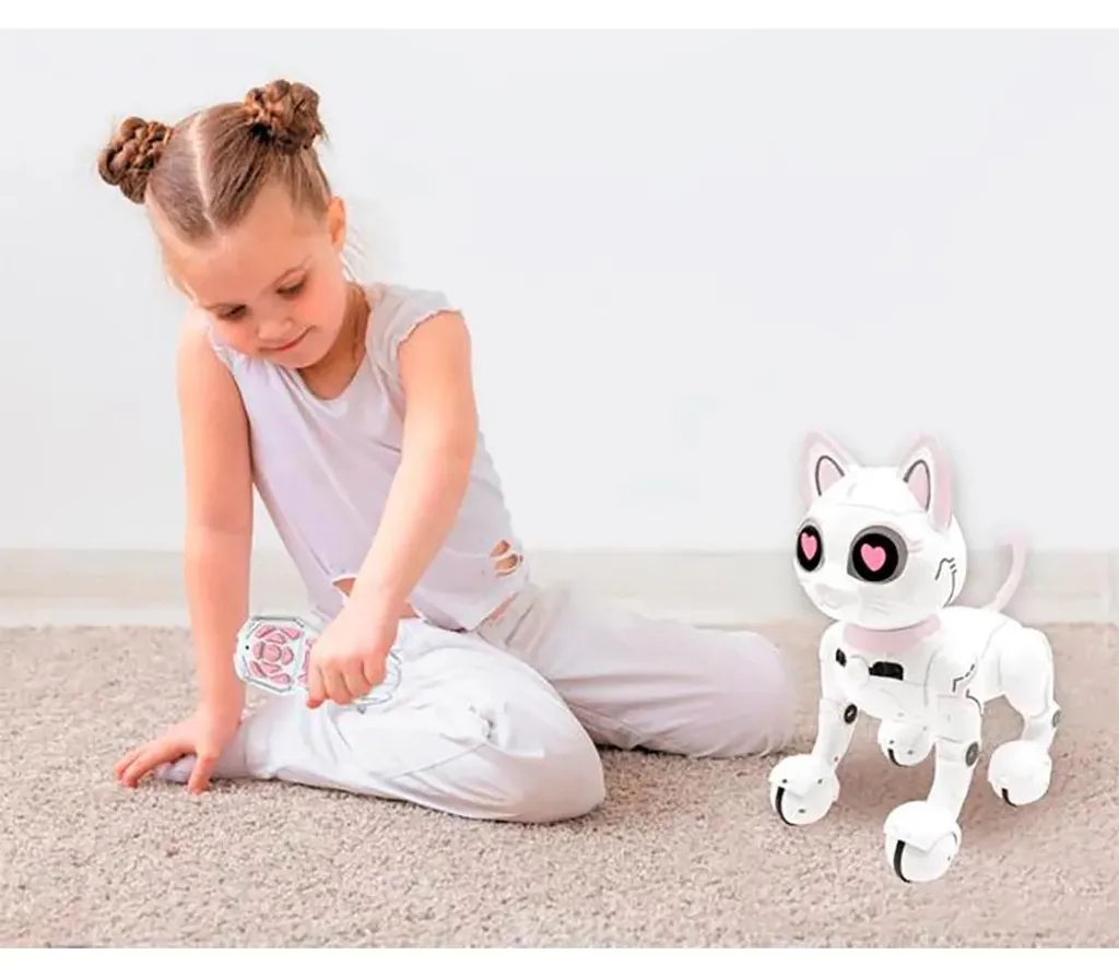 Power Kitty Mon chat robot télécommandé programmable et tactile Lexibook - 13