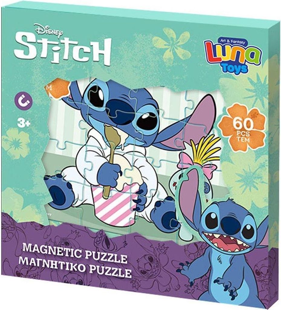 Puzzle magnetyczne Lilo&Stitch 60el