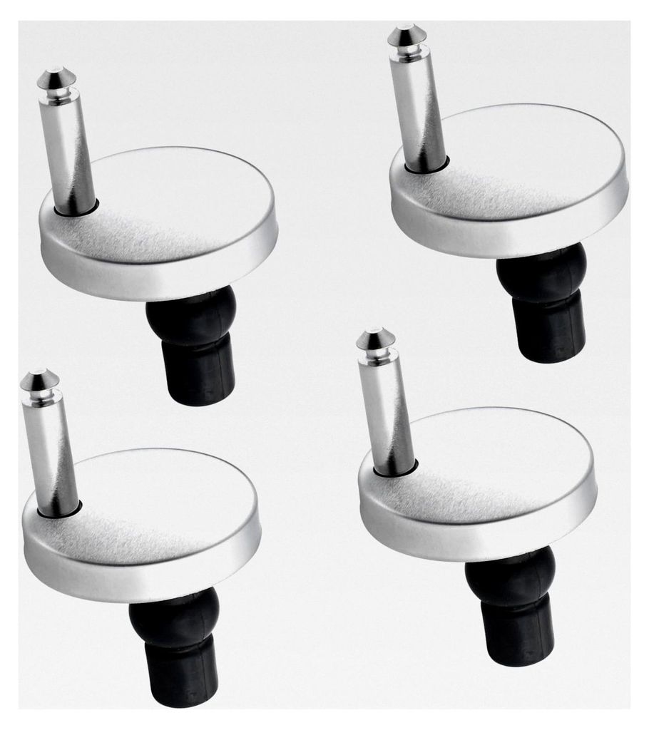 4-teiliges Universal-Toilettensitz-Befestigungsset, robuste Toilettensitz-Schnellverschluss-Befestigungen, Ersatz für Toilettensitz-Scharnier, Zub...