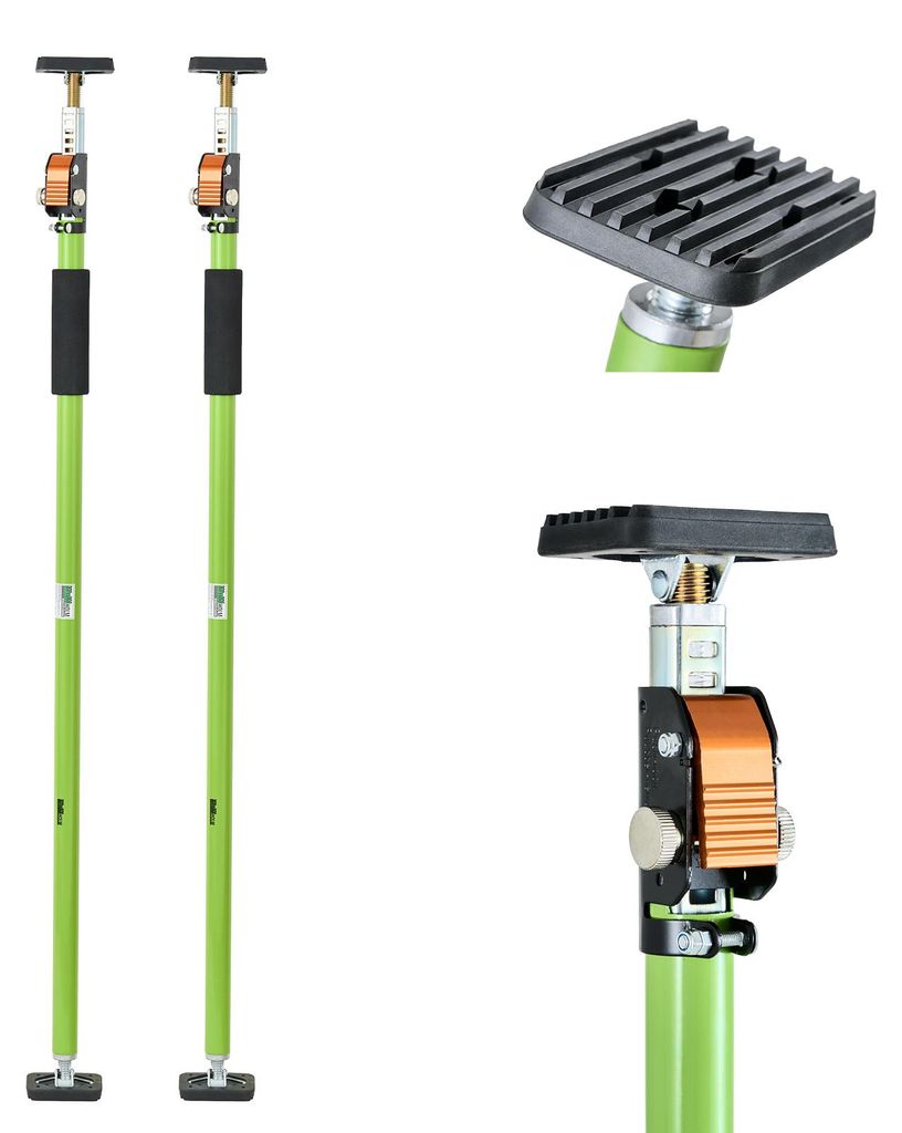 2x Einhandstütze 160–290 cm Montagestütze Deckenstütze Produktbild 