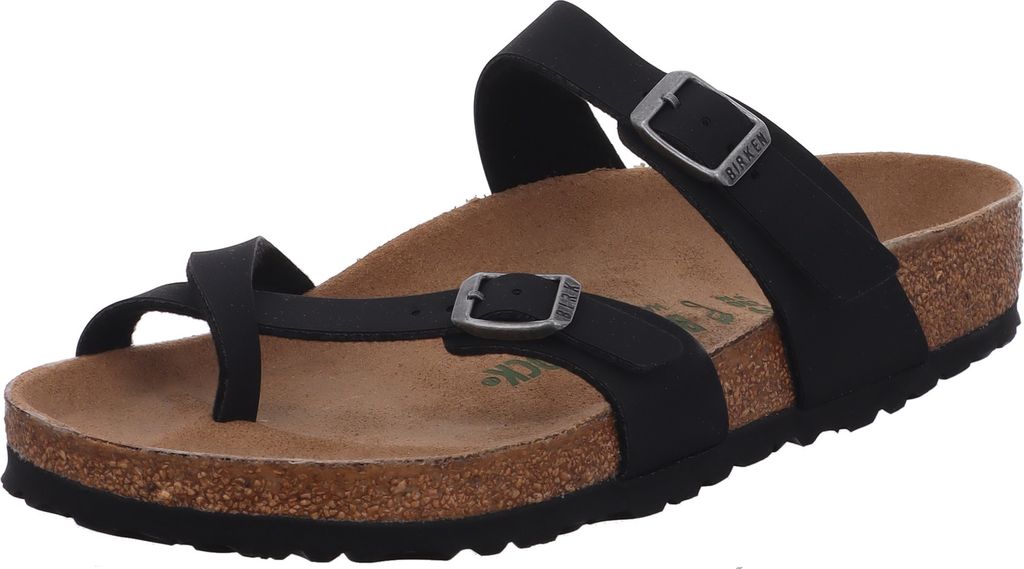 Birkenstock Damen Pantolette, schwarz(schwarz), Gr. 44 Produktbild 
