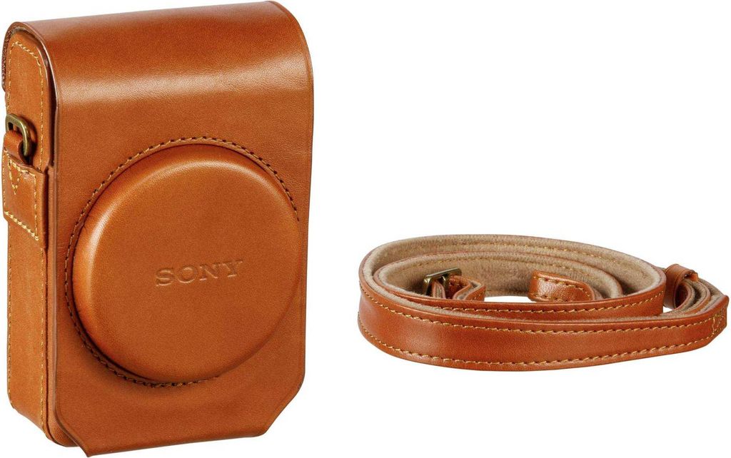 Sony LCS-RXG - Borsa per fotocamera - pelle - marrone - per Immagine del prodotto 