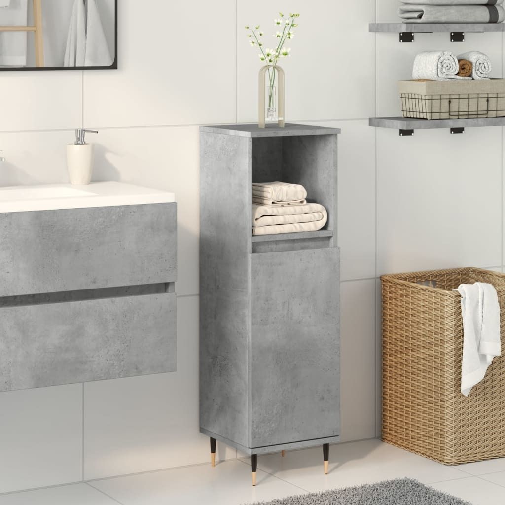 "2026 Promotion" Badschrank - Badregal - Betongrau Produktbild 