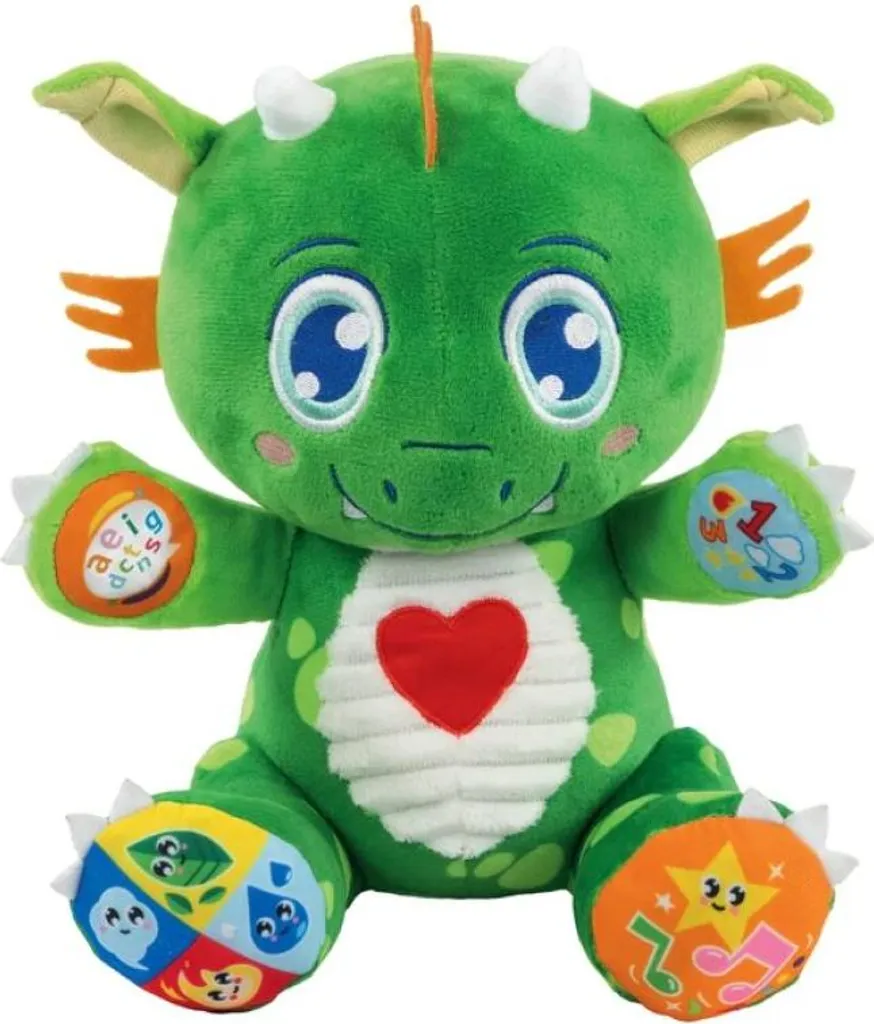 Dragon Amical Clementoni 50938 : Peluche Sensorielle et Sonore Multi-Texture - 2