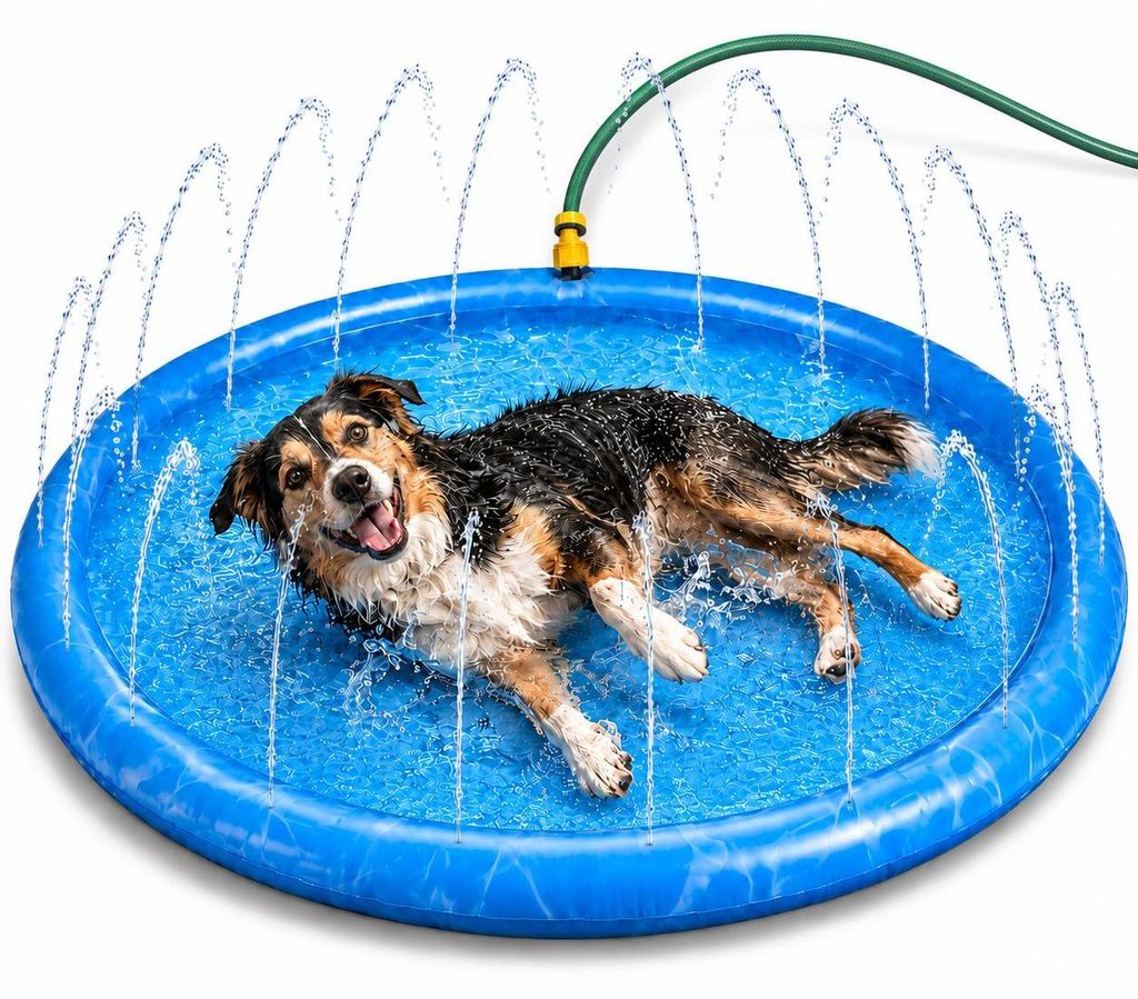 maxxpro Hundepool und Kühlmatte Ø100 CM - Produktbild 