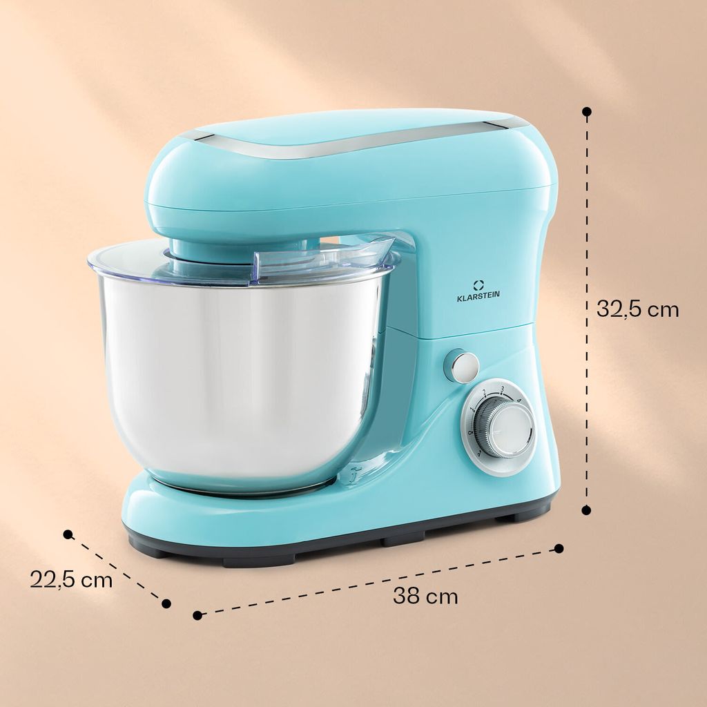 Klarstein Knetmaschine Küchenmaschine zum Backen, 1300W Produktbild 6