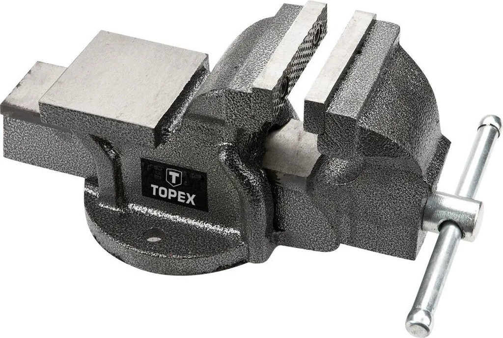 Étau de serrurier 75 mm TOPEX en fonte avec enclume de frappe intégrée