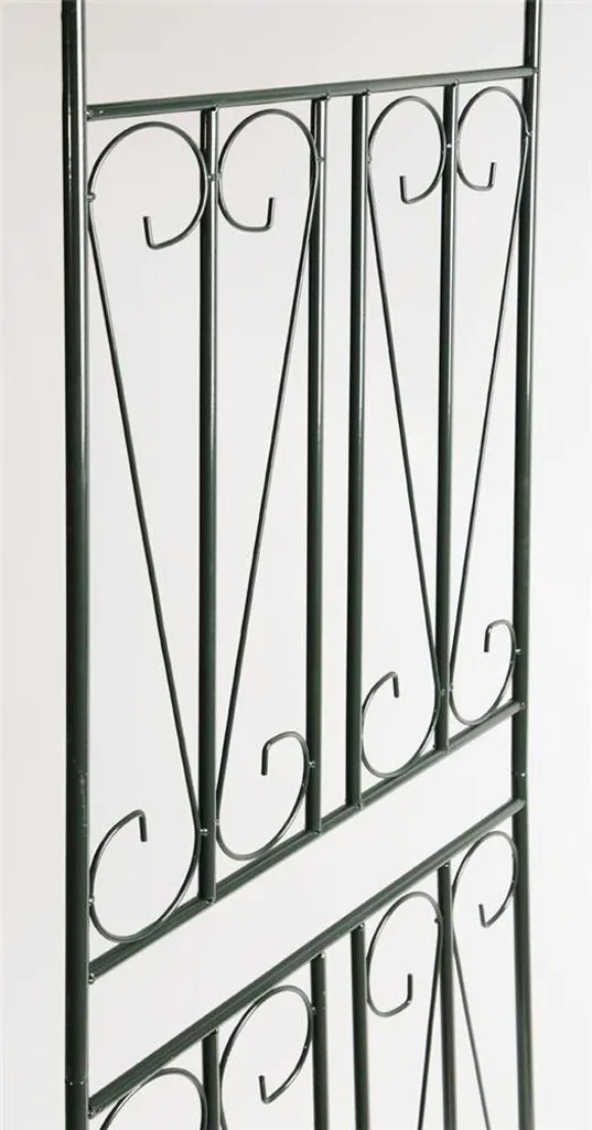 Arche à Roses CLP Arcs de 60 cm en Fer Vert avec Poids Élevé Robuste - 10