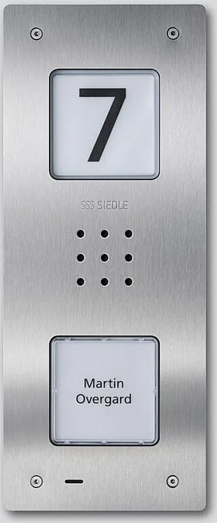 Siedle CAU 850-1-0 E Station de porte audio Compact Unterput 210009117-0