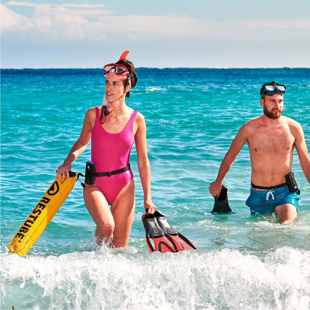 Bouée de flottaison gonflable RESTUBE ACTIVE pour natation et triathlon - 14