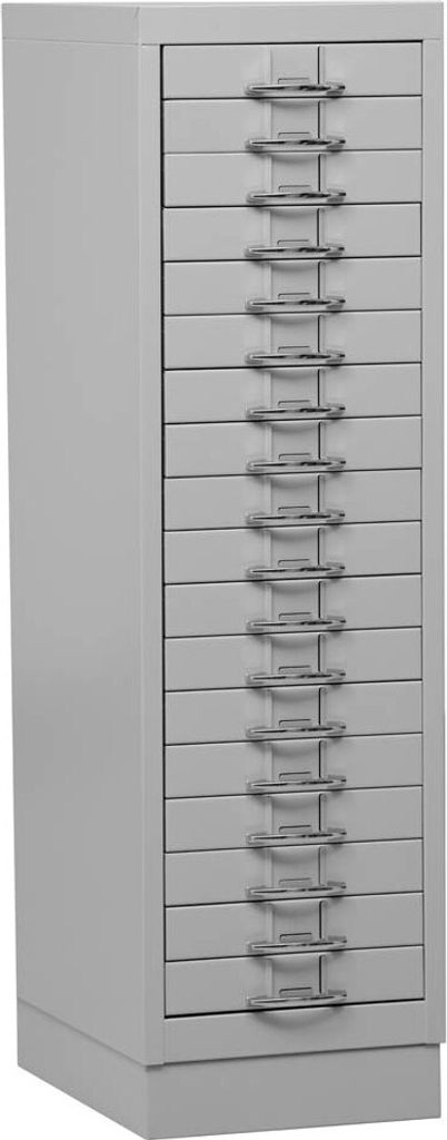 Gürkan Schubladenschrank lichtgrau 18 Schubladen 30,0 x Produktbild 