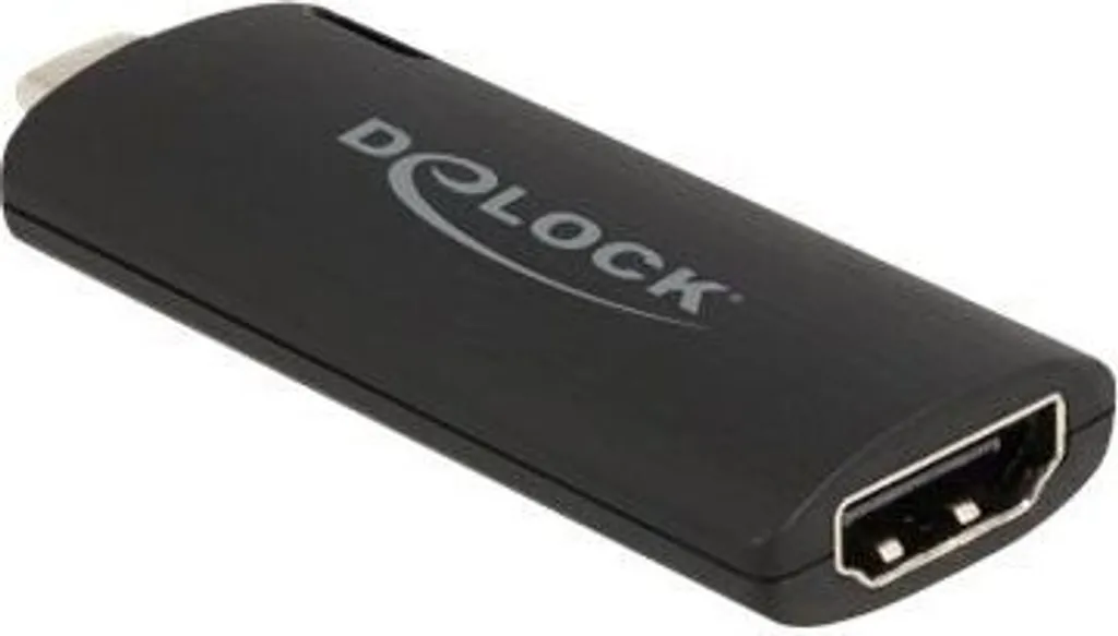 Solution de Capture Vidéo USB-C pour Convertir VHS Delock 88309 Noir