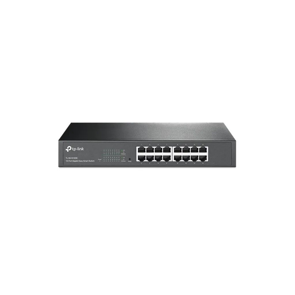 TP-LINK TL-SG1016DE Switch 16 Ports Gigabit Administrable en Rack