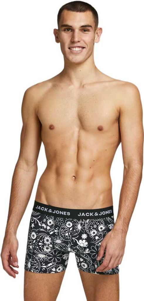 Jack & Jones Sugar Skull Boxershorts 3 Einheiten Schwarz M Produktbild 